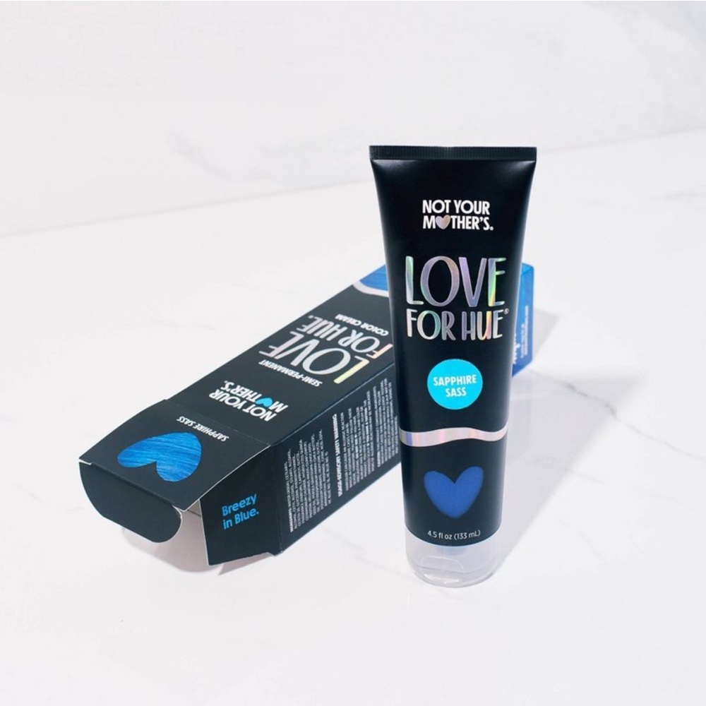 2-Not Your Mothers: Sapphire Sass semi-permanent hair color (5)